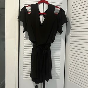 Cold shoulder romper